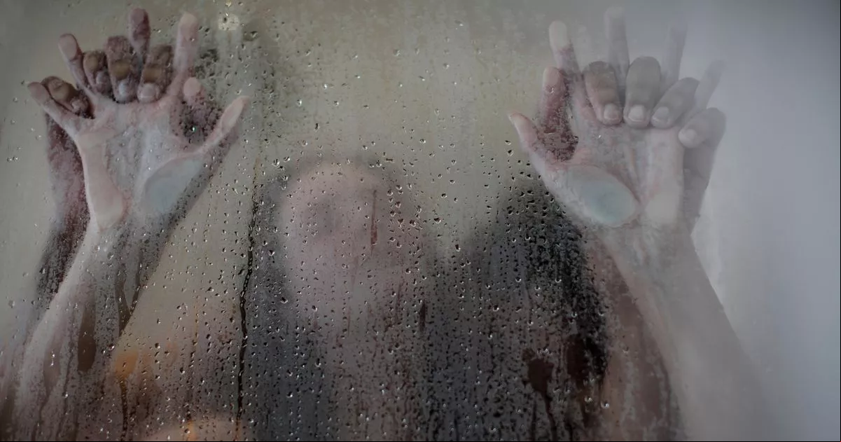 Naked girls getting face full of cum